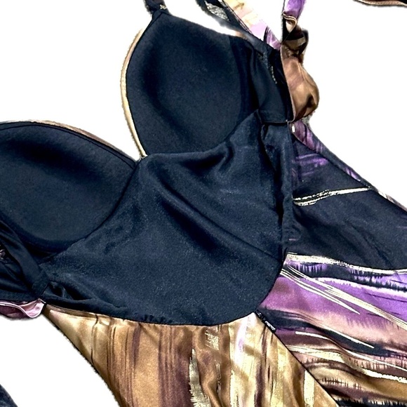 👠🥂 MARY L COUTURE Rare Bohemian Goddess Holiday Gala Gown | XS/S | Formal Maxi - Picture 5 of 5